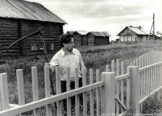 Фёдор Абрамов в Верколе. 1976 год